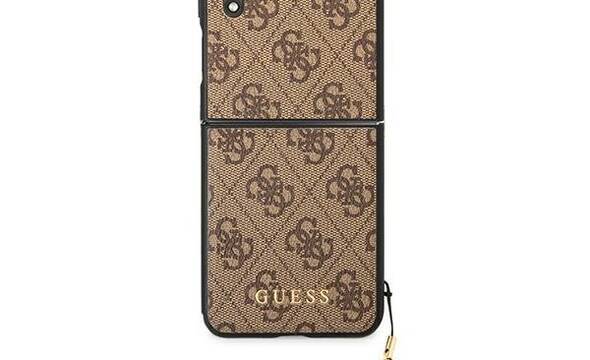 Guess 4G Charms Collection - Etui Samsung Galaxy Z Flip 4 (brązowy) - zdjęcie 1