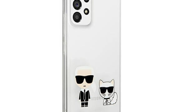 Karl Lagerfeld Ikonik & Choupette - Etui Samsung A53 (przezroczysty) - zdjęcie 4