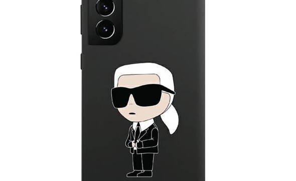 Karl Lagerfeld Silicone NFT Ikonik - Etui Samsung Galaxy S23 Ultra (czarny) - zdjęcie 1