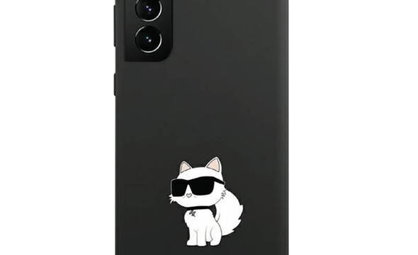 Karl Lagerfeld Silicone NFT Choupette - Etui Samsung Galaxy S23 (czarny) - zdjęcie 1