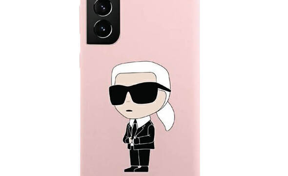 Karl Lagerfeld Silicone NFT Ikonik - Etui Samsung Galaxy S23 (różowy) - zdjęcie 1
