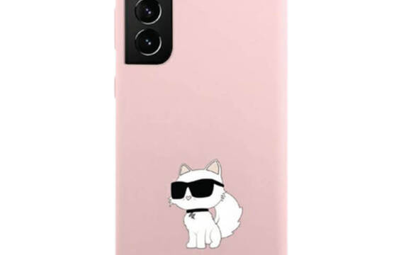 Karl Lagerfeld Silicone NFT Choupette - Etui Samsung Galaxy S23 (różowy) - zdjęcie 1