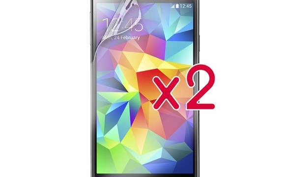 PURO Dwie folie na ekran - Samsung Galaxy S5/S5 Neo - zdjęcie 1
