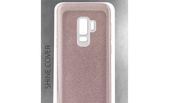 PURO Glitter Shine Cover - Etui Samsung Galaxy S9+ (Rose Gold) - zdjęcie 3
