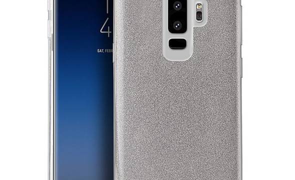 PURO Glitter Shine Cover - Etui Samsung Galaxy S9+ (Silver) - zdjęcie 1
