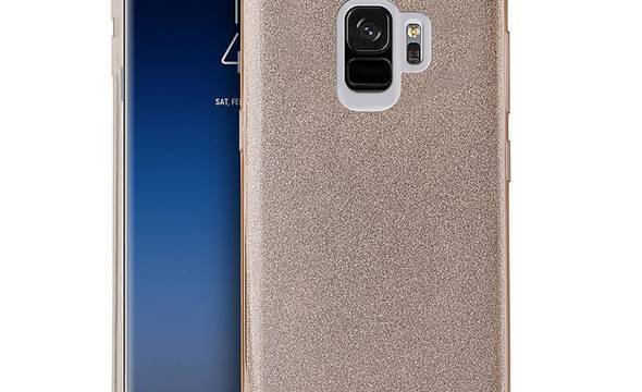 PURO Glitter Shine Cover - Etui Samsung Galaxy S9 (Gold) - zdjęcie 1