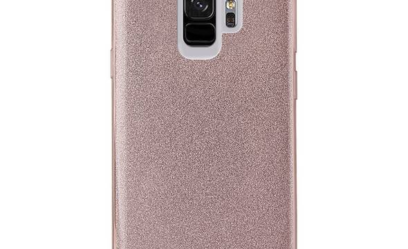 PURO Glitter Shine Cover - Etui Samsung Galaxy S9 (Rose Gold) - zdjęcie 2