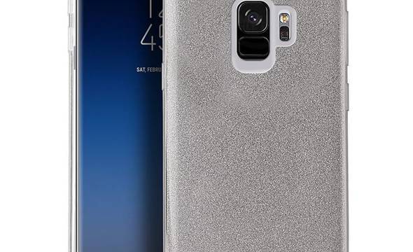 PURO Glitter Shine Cover - Etui Samsung Galaxy S9 (Silver) - zdjęcie 1