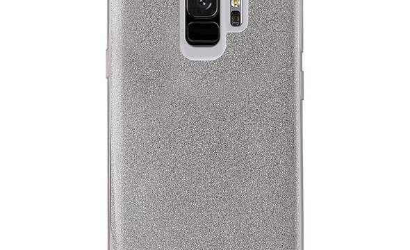 PURO Glitter Shine Cover - Etui Samsung Galaxy S9 (Silver) - zdjęcie 2