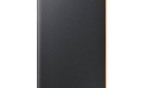 Samsung Neon Flip Cover - Etui z klapką Samsung Galaxy A3 (2017) z efektem podświetlenia (czarny) - zdjęcie 1