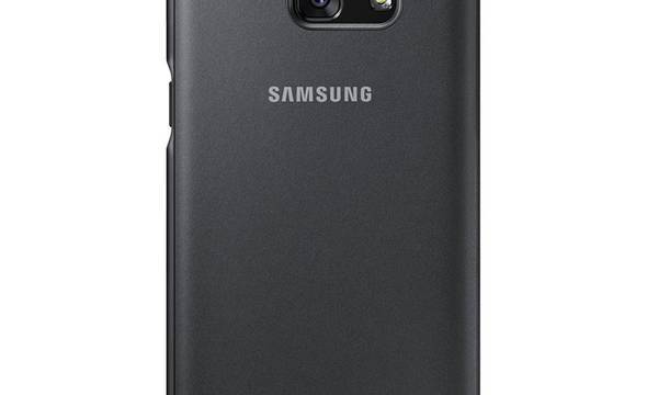 Samsung Neon Flip Cover - Etui z klapką Samsung Galaxy A3 (2017) z efektem podświetlenia (czarny) - zdjęcie 2