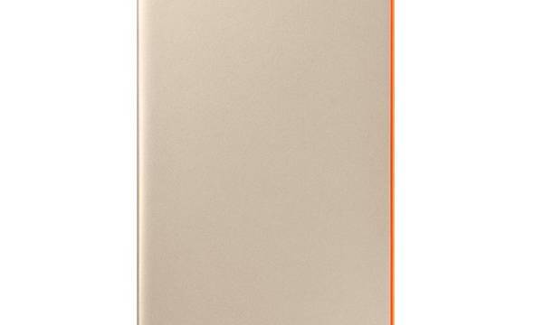 Samsung Neon Flip Cover - Etui z klapką Samsung Galaxy A3 (2017) z efektem podświetlenia (złoty) - zdjęcie 1