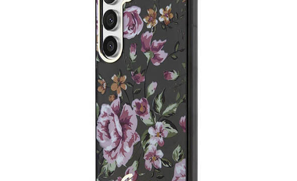 Guess Flower Collection - Etui Samsung Galaxy S23+ (czarny) - zdjęcie 2