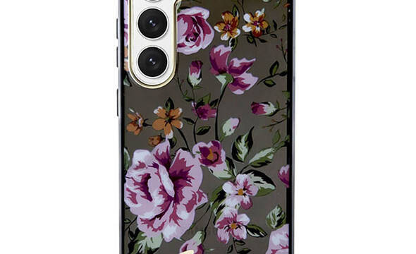 Guess Flower Collection - Etui Samsung Galaxy S23+ (czarny) - zdjęcie 3