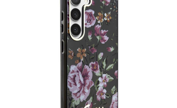 Guess Flower Collection - Etui Samsung Galaxy S23+ (czarny) - zdjęcie 4