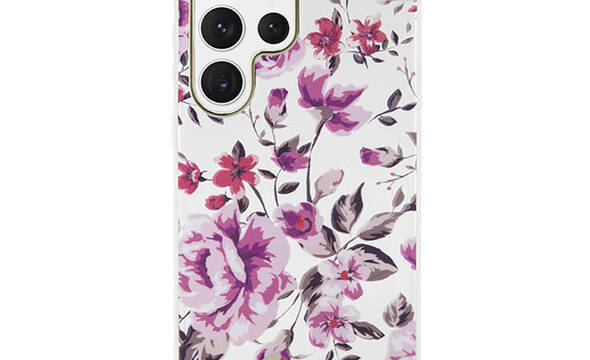 Guess Flower Collection - Etui Samsung Galaxy S23 Ultra (biały) - zdjęcie 3