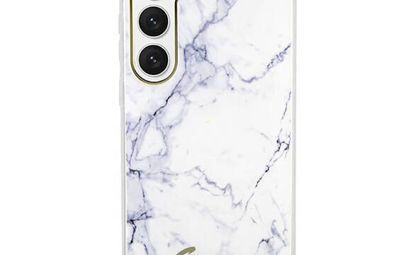Guess Marble Collection - Etui Samsung Galaxy S23+ (biały) - zdjęcie 3