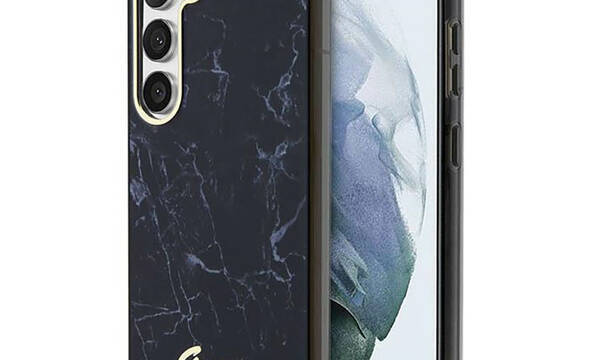 Guess Marble Collection - Etui Samsung Galaxy S23+ (czarny) - zdjęcie 1