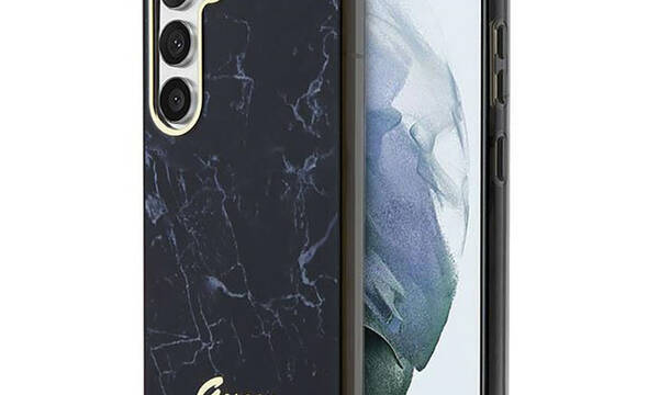 Guess Marble Collection - Etui Samsung Galaxy S23 (czarny) - zdjęcie 1