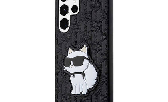 Karl Lagerfeld NFT Saffiano Monogram Choupette - Etui Samsung Galaxy S23 Ultra (czarny) - zdjęcie 1