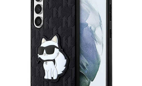 Karl Lagerfeld NFT Saffiano Monogram Choupette - Etui Samsung Galaxy S23+ (czarny) - zdjęcie 1