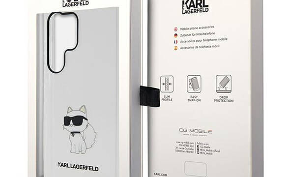 Karl Lagerfeld IML NFT Choupette - Etui Samsung Galaxy S23 Ultra (przezroczysty) - zdjęcie 8