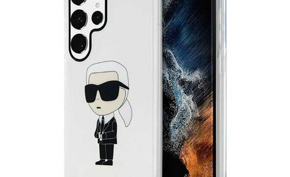 Karl Lagerfeld IML NFT Ikonik - Etui Samsung Galaxy S23 Ultra (przezroczysty) - zdjęcie 1