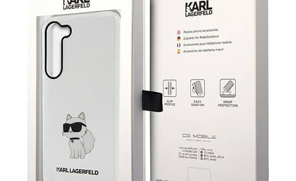 Karl Lagerfeld IML NFT Choupette - Etui Samsung Galaxy S23 (przezroczysty) - zdjęcie 8