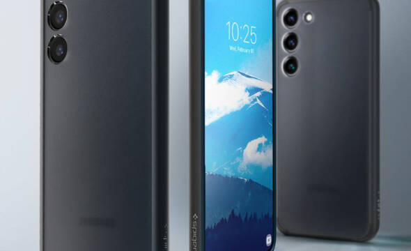 Spigen Ultra Hybrid - Etui do Samsung Galaxy S23+ (Frost Black) - zdjęcie 10