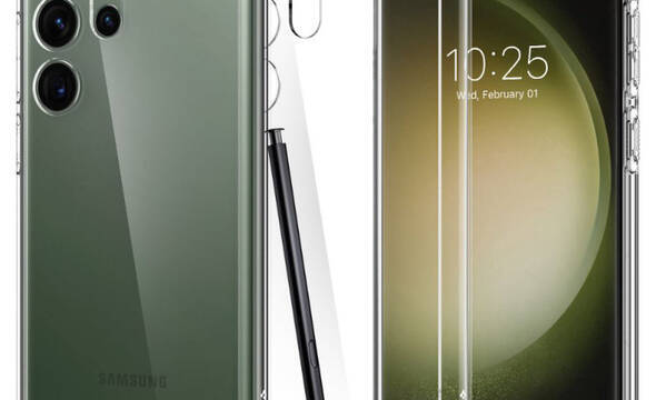 Spigen Ultra Hybrid - Etui do Samsung Galaxy S23 Ultra (Przezroczysty) - zdjęcie 9