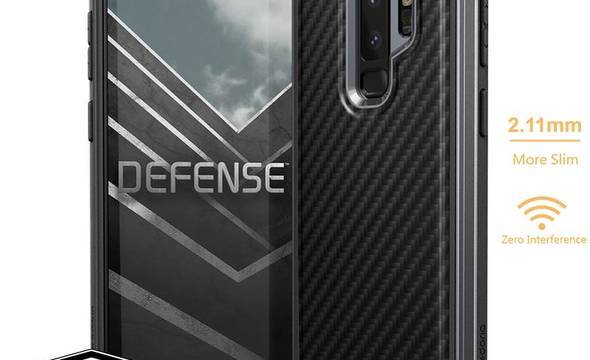 X-Doria Defense Lux - Etui aluminiowe Samsung Galaxy S9+ (Black Carbon) - zdjęcie 1