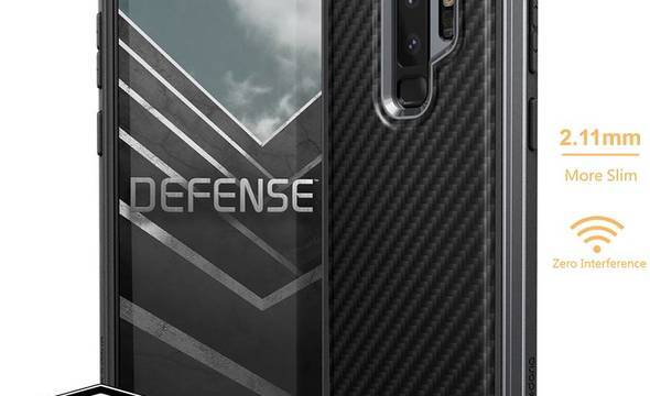 X-Doria Defense Lux - Etui aluminiowe Samsung Galaxy S9+ (Black Carbon) - zdjęcie 1