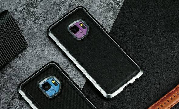 X-Doria Defense Lux - Etui aluminiowe Samsung Galaxy S9 (Black Leather) - zdjęcie 10