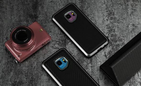 X-Doria Defense Lux - Etui aluminiowe Samsung Galaxy S9 (Black Leather) - zdjęcie 12