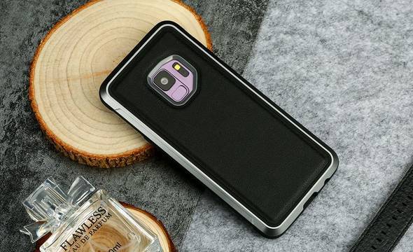X-Doria Defense Lux - Etui aluminiowe Samsung Galaxy S9 (Black Leather) - zdjęcie 13