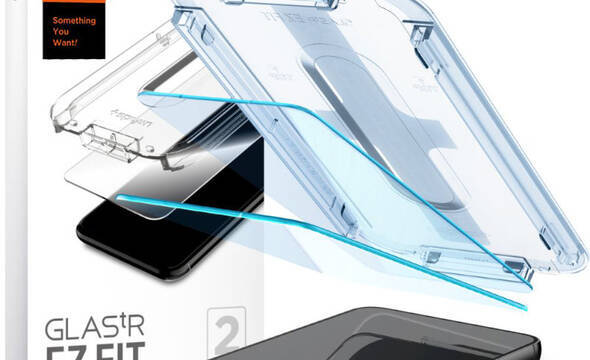 Spigen Glas.TR EZ Fit - Szkło hartowane 2 szt. do Samsung Galaxy S23 (Przezroczysty) - zdjęcie 12