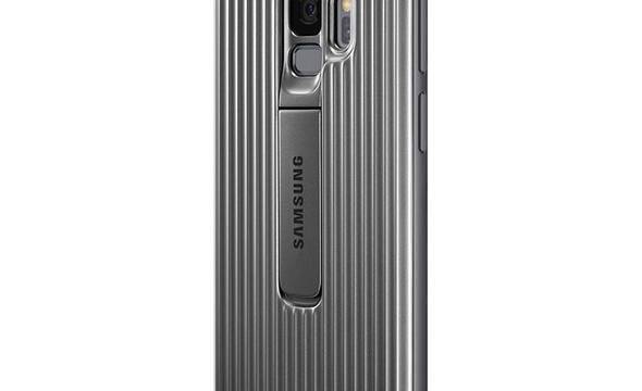 Samsung Protective Standing Cover - Etui Samsung Galaxy S9 z podstawką (srebrny) - zdjęcie 3