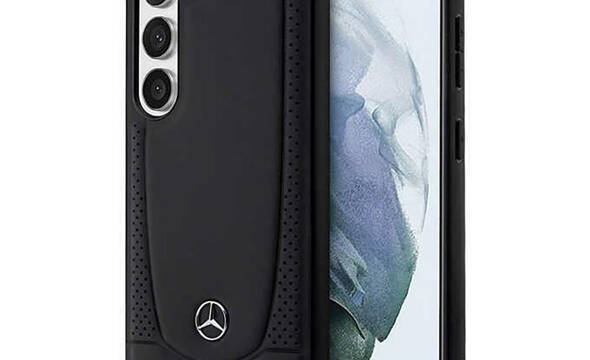 Mercedes Leather Urban Line - Etui Samsung Galaxy S23+ (czarny) - zdjęcie 1