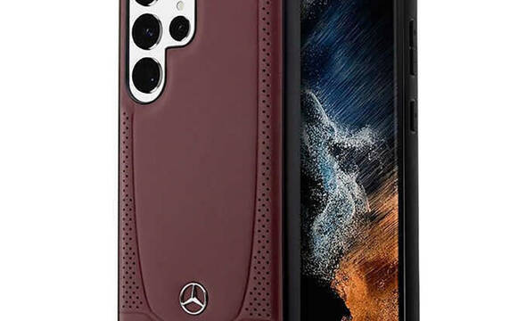 Mercedes Leather Urban Line - Etui Samsung Galaxy S23 Ultra (czerwony) - zdjęcie 1