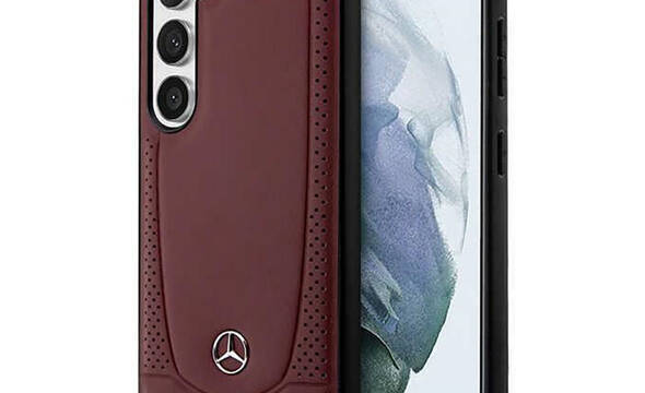 Mercedes Leather Urban Line - Etui Samsung Galaxy S23 (czerwony) - zdjęcie 1