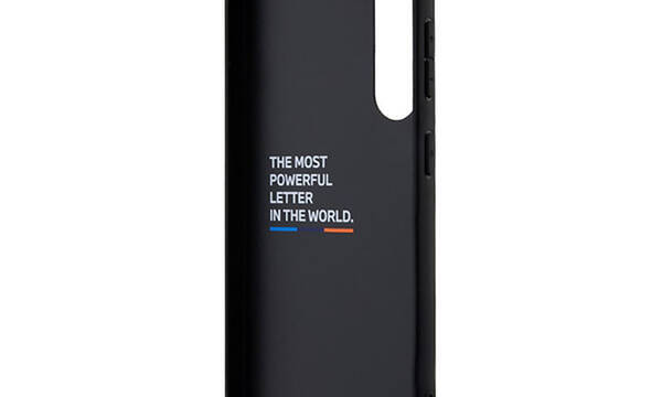 BMW Leather Carbon Blue Line - Etui Samsung Galaxy S23+ (czarny) - zdjęcie 7