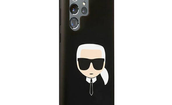 Karl Lagerfeld Silicone Ikonik Karl`s Head - Etui Samsung Galaxy S22 Ultra (czarny) - zdjęcie 4