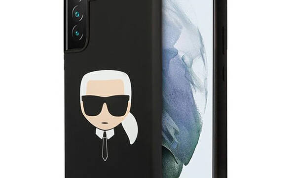 Karl Lagerfeld Silicone Ikonik Karl`s Head - Etui Samsung Galaxy S22+ (czarny) - zdjęcie 1