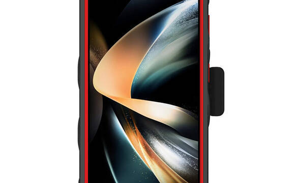 ZIZO BOLT Series - Pancerne etui Samsung Galaxy S23 ze szkłem 9H na ekran + uchwyt z podstawką (czarny / czerwony) - zdjęcie 6