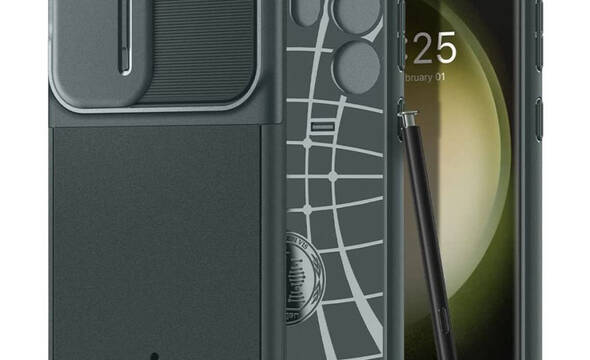 Spigen Optik Armor - Etui do Samsung Galaxy S23 Ultra (Abyss Green) - zdjęcie 1