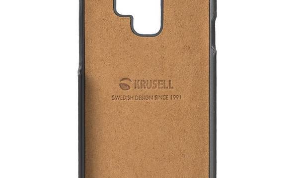 Krusell Sunne 2 Card Cover - Skórzane etui Samsung Galaxy S9 z dwoma zewnętrznymi kieszeniami na karty (Black) - zdjęcie 3