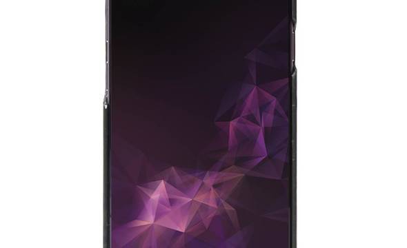 Krusell Sunne 2 Card Cover - Skórzane etui Samsung Galaxy S9+ z dwoma zewnętrznymi kieszeniami na karty (Black) - zdjęcie 3
