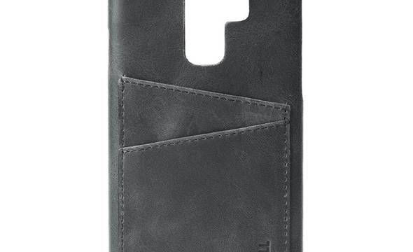 Krusell Sunne 2 Card Cover - Skórzane etui Samsung Galaxy S9+ z dwoma zewnętrznymi kieszeniami na karty (Black) - zdjęcie 6