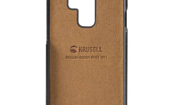 Krusell Sunne 2 Card Cover - Skórzane etui Samsung Galaxy S9+ z dwoma zewnętrznymi kieszeniami na karty (Black) - zdjęcie 7
