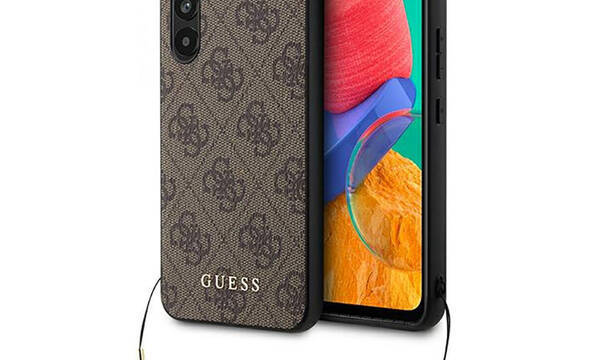 Guess 4G Charms Collection - Etui Samsung Galaxy A54 5G (brązowy) - zdjęcie 1